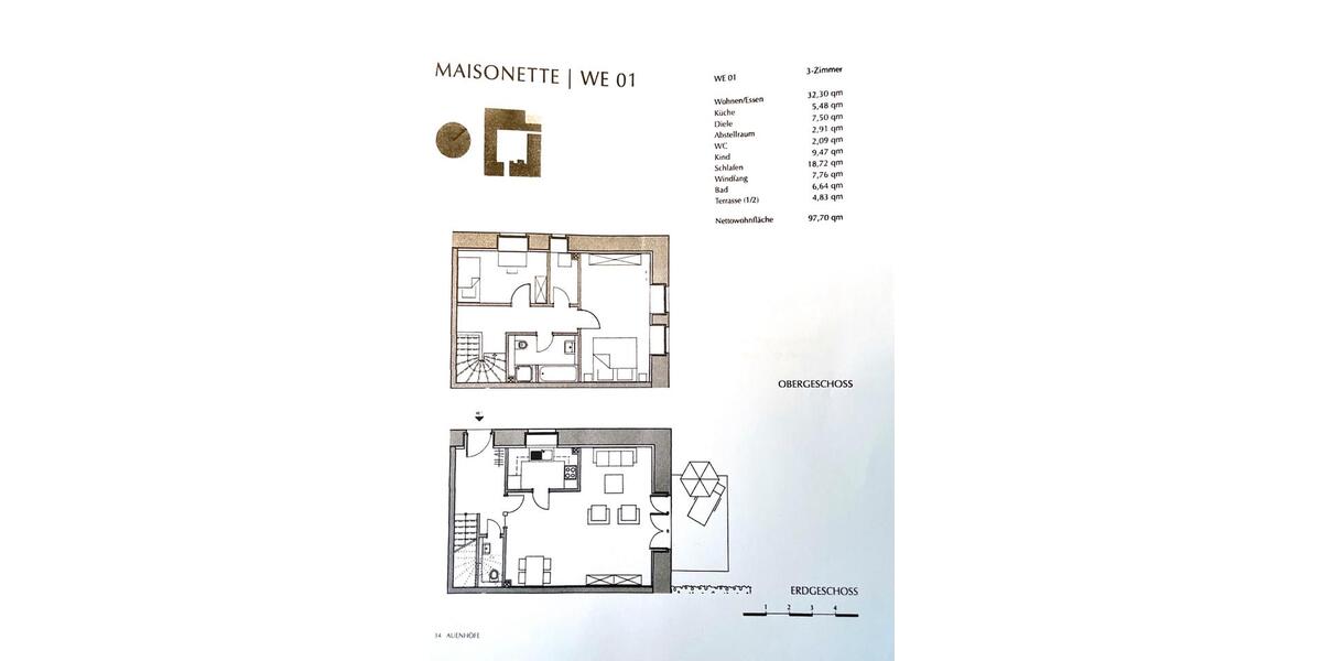 Erdgeschoßwohnung Köln Chorweiler - 3 Zimmer, 98 m&sup2;, 399.000&euro; | Angebot:26294789