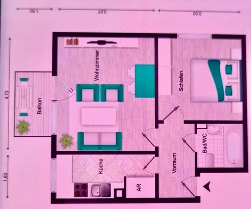2-Zimmer-Wohnung mit Balkon & Aufzug in Kerpen – ab 01.07. frei