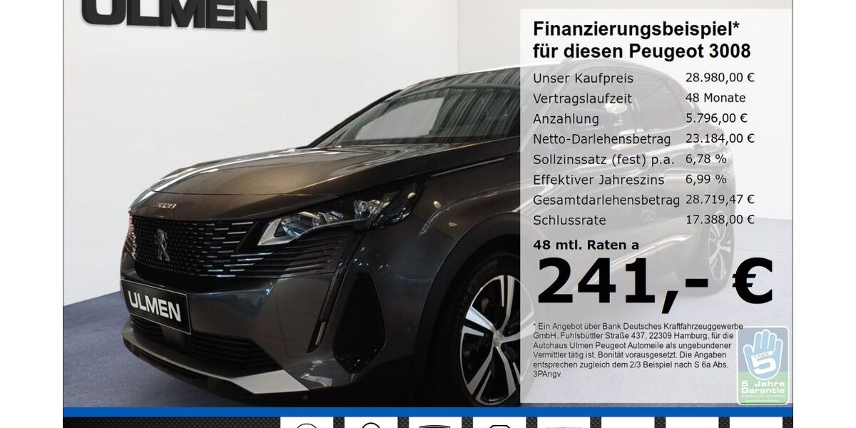 Peugeot 3008 27.945 km 28.980 &euro; Düsseldorf 40233