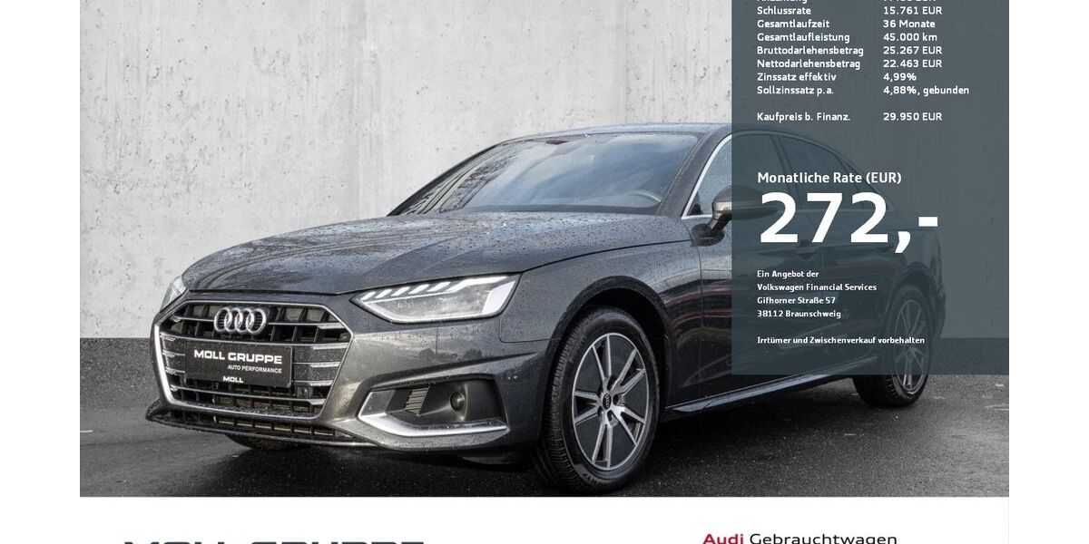 Audi A4 44.657 km 29.950 &euro; Düsseldorf 40474