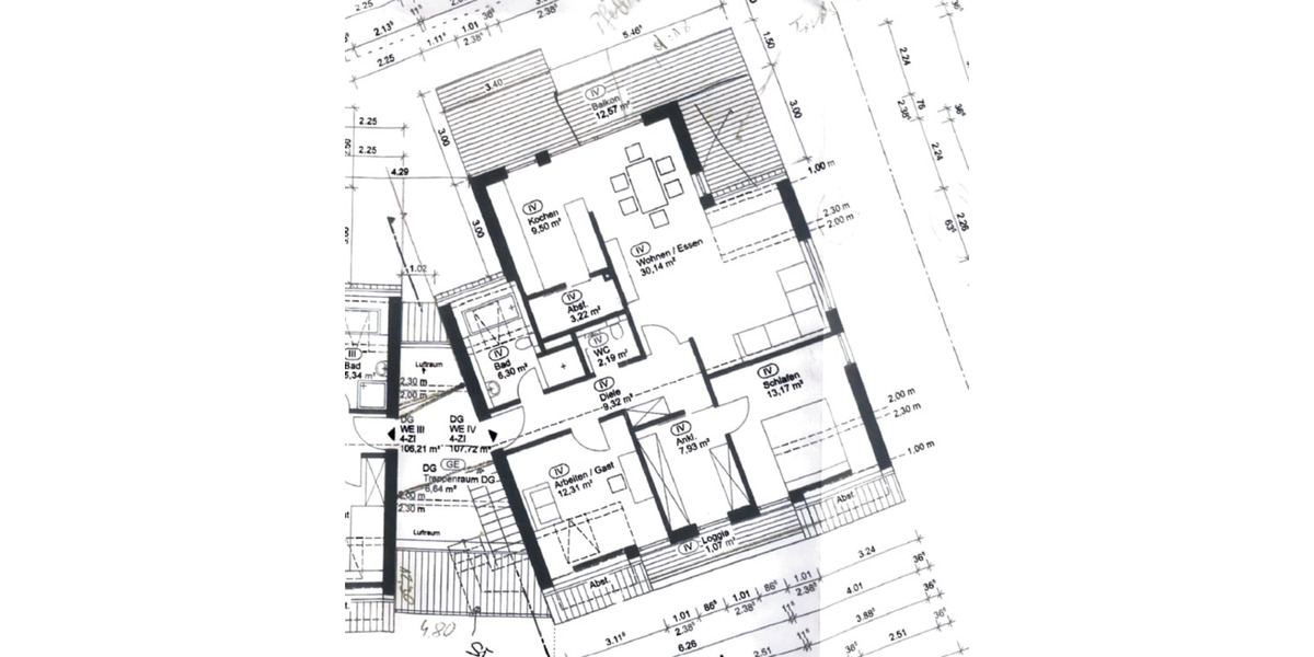 Dachgeschoßwohnung Burscheid - 4 Zimmer, 109 m&sup2;, 465.000&euro; | Angebot:25641543