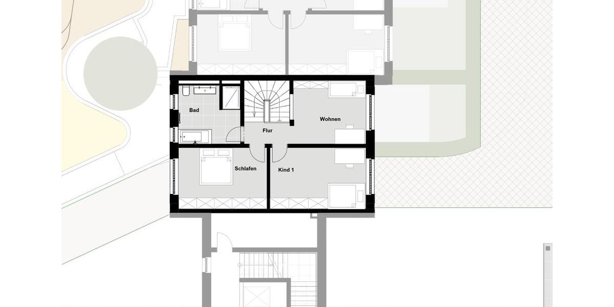 Reihenhaus Düsseldorf Flingern Süd - 4 Zimmer, 101 m&sup2;, 2.100&euro; | Angebot:26195897