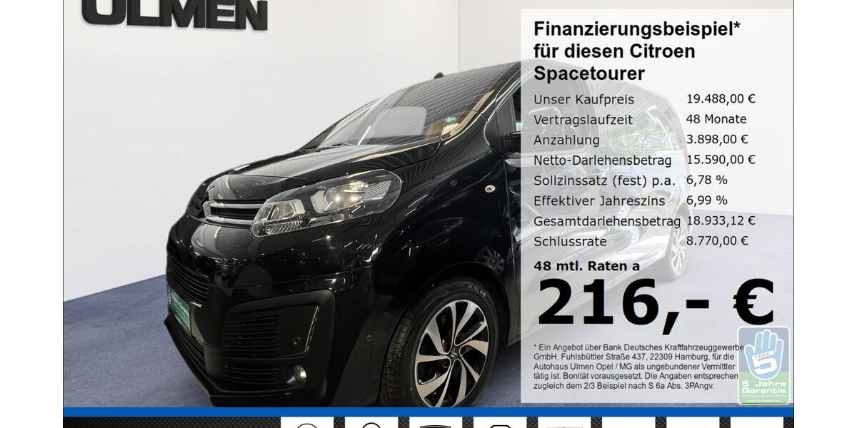 Citroen SpaceTourer 119.820 km 18.999 &euro; Düsseldorf 40231