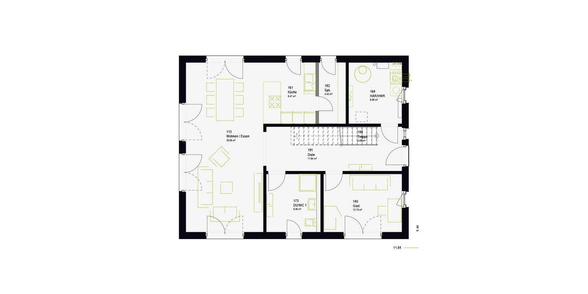 Einfamilienhaus Bergheim Fliesteden - 8 Zimmer, 178 m&sup2;, 502.498&euro; | Angebot:26790005