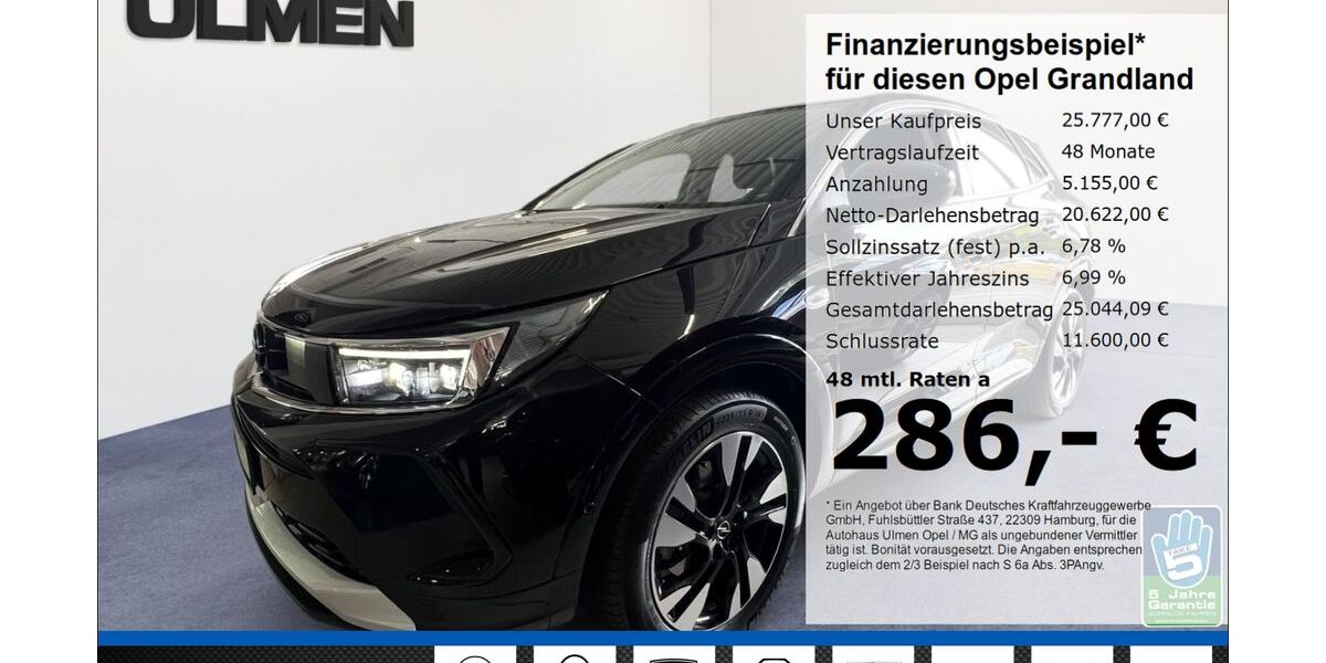 Opel Grandland (X) 31.825 km 24.999 &euro; Düsseldorf 40231