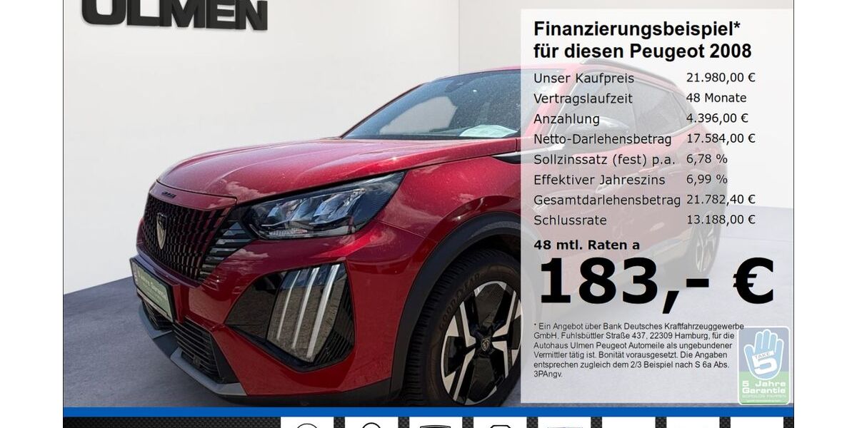 Peugeot 2008 31.625 km 21.980 &euro; Düsseldorf 40233