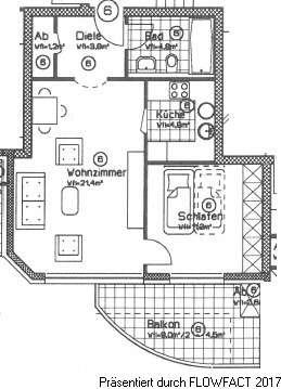 Gemütliche 2 Zimmerwohnung in Zentrumslage mit Balkon 2 zimmer