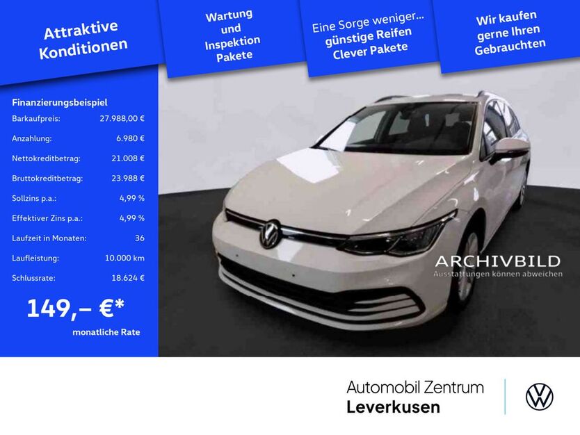 VW Golf 15.224 km 27.988 € Leverkusen 51379