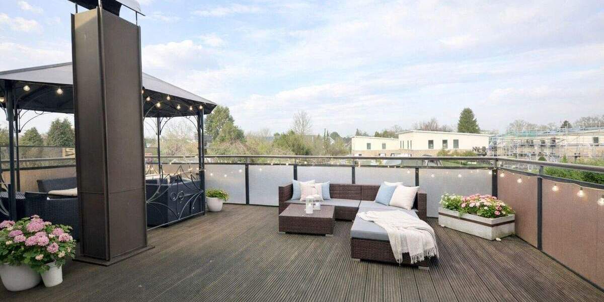 Lichtdurchflutete 3,5-Zimmer-Wohnung mit großer Dachterrasse im Hildener-Süden 3 zimmer