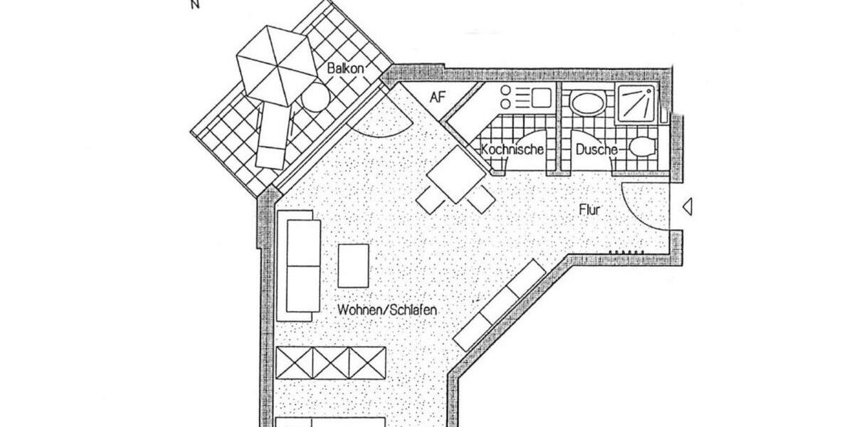 Möbliertes Apartment Wohnung in Neuss Grimlinghausen zimmer