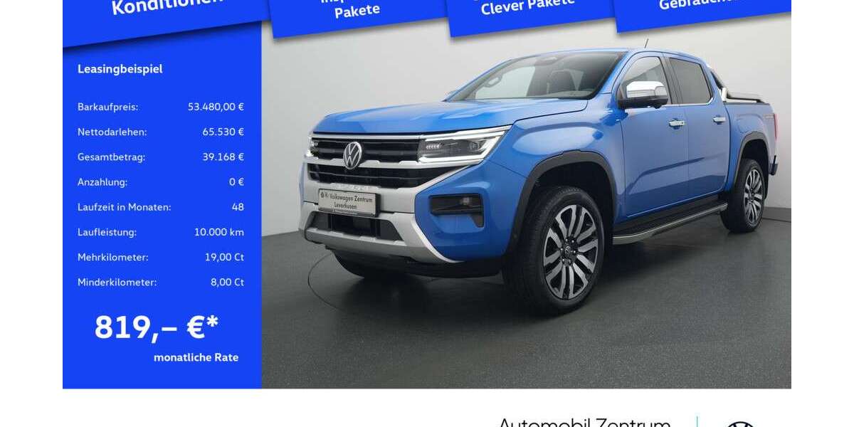 VW Amarok 14.998 km 53.480 € Leverkusen 51379