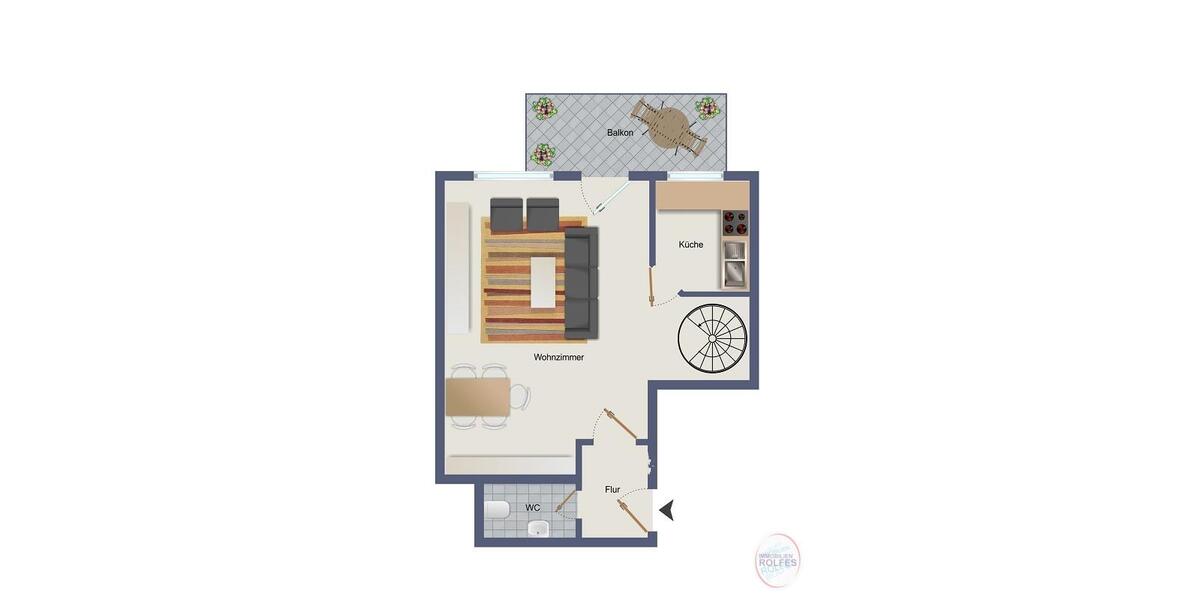 Maisonettenwohnung Bergheim - 2 Zimmer, 65 m&sup2;, 730&euro; | Angebot:26277963