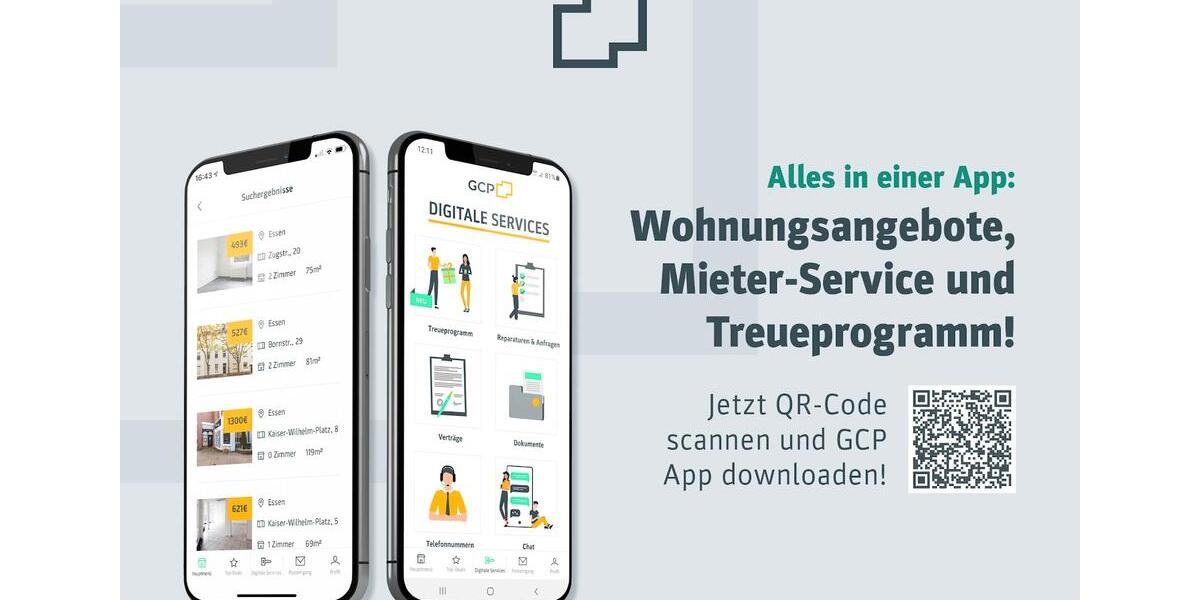 Etagenwohnung Köln Porz - 4 Zimmer, 88 m&sup2;, 909&euro; | Angebot:26251415