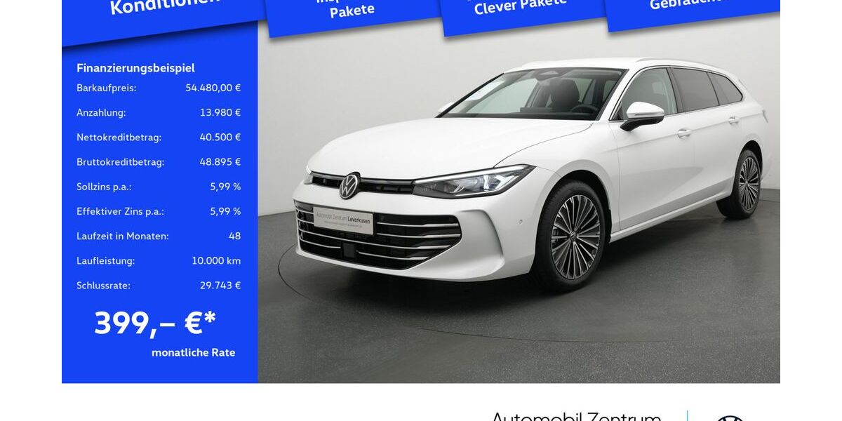 VW Passat 1.009 km 53.480 &euro; Leverkusen 51379