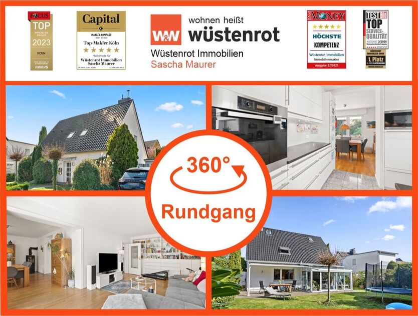 3D & Video: Familientraum in einer Sackgasse – Freistehendes Wohlfühlhaus mit Sonnengarten u. vielen Extras