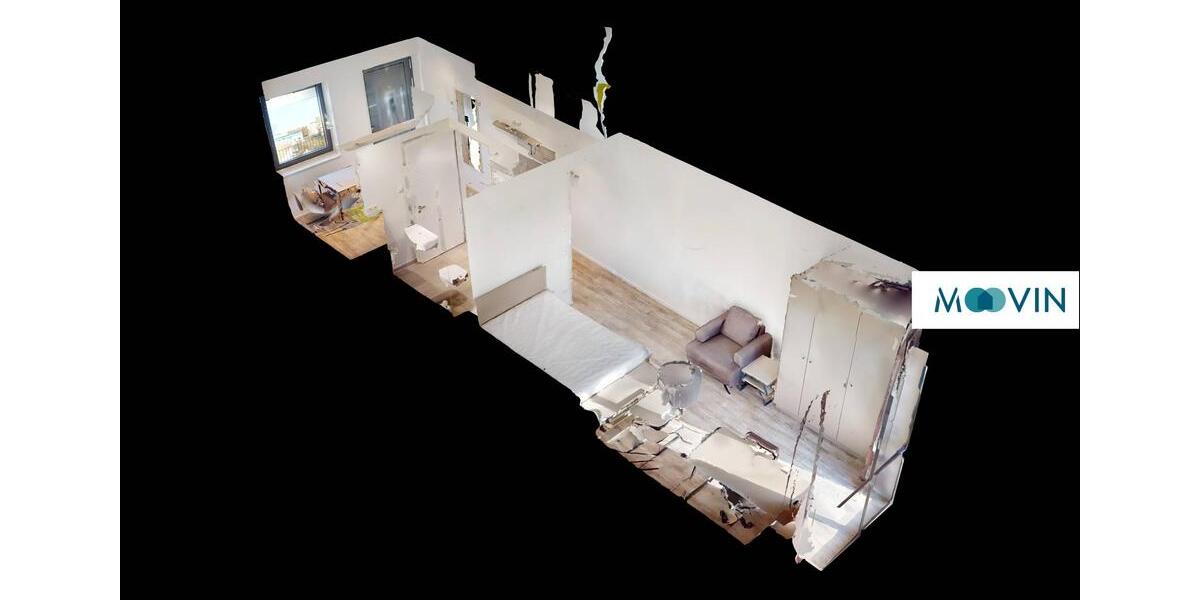 URBAN BASE: Vollmöbliertes Standard-Apartment mit EBK, ALL-IN-MIETE, UVM. am Rheinufer 1 zimmer