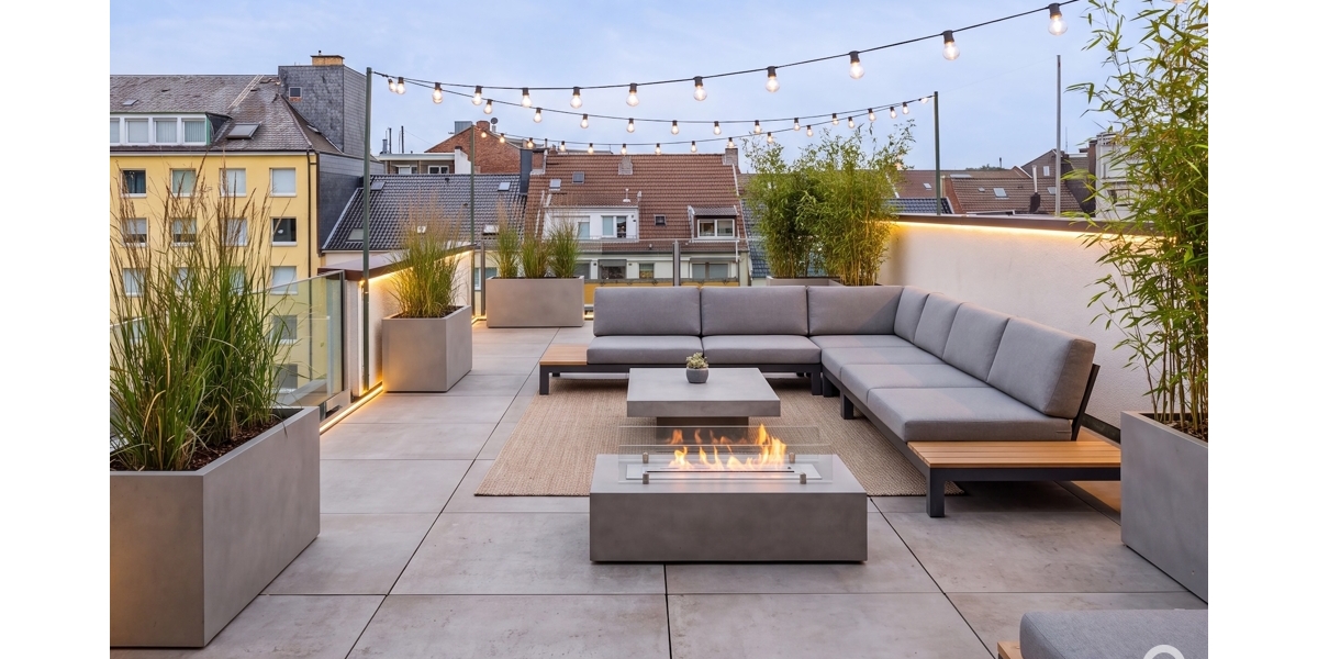 Repräsentative, hochwertige 3 Zimmer-Wohnung mit großer Dachterrasse im Herzen Düsseldorfs. - Etagenwohnung Düsseldorf | Angebot:27008401