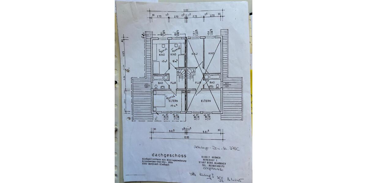 Doppelhaushälfte Bergisch Gladbach Paffrath - 5 Zimmer, 195 m&sup2;, 2.400&euro; | Angebot:26322264