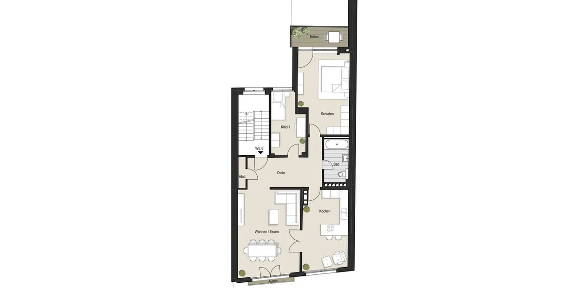 Etagenwohnung Köln Neustadt-Süd - 4 Zimmer, 100 m&sup2;, 679.000&euro; | Angebot:26401828