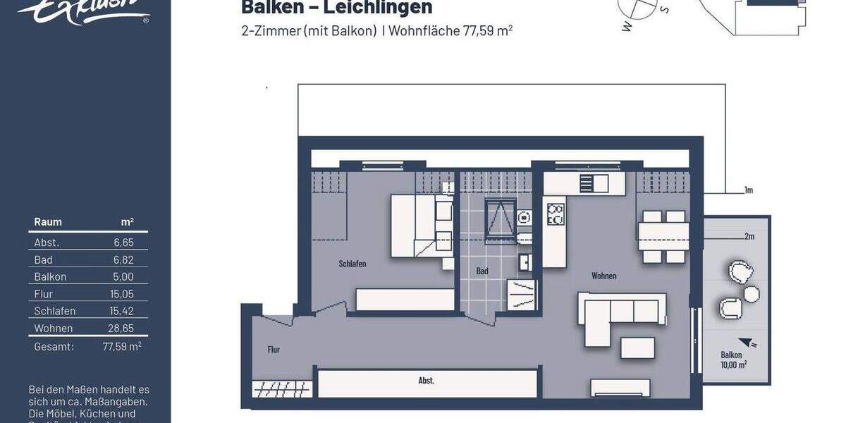 *Gemütlich und attraktiv mit Balkon und Stellplatz* 2 zimmer