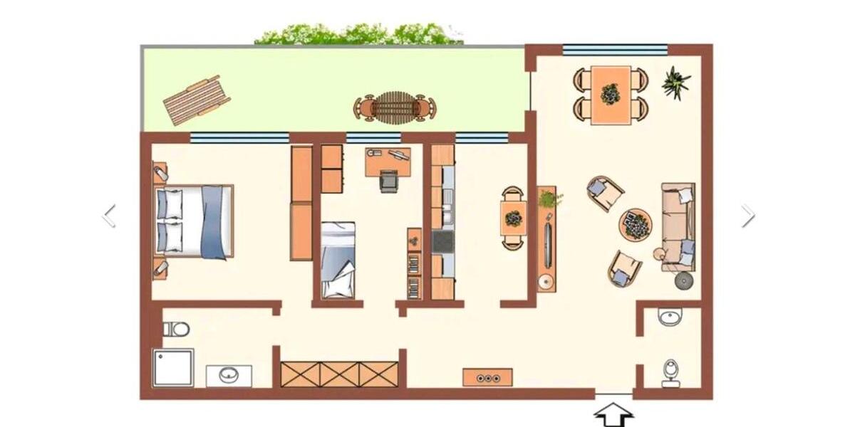 Terrassenwohnung Bergheim Ahe - 3 Zimmer, 78 m&sup2;, 1.095&euro; | Angebot:25300099