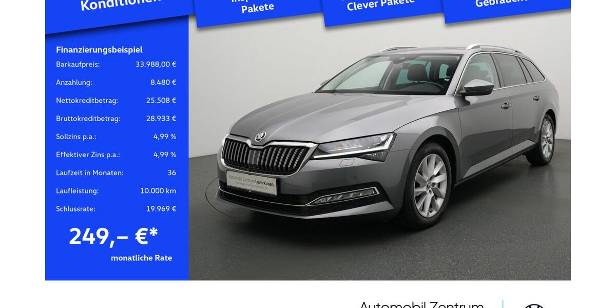 Skoda Superb 45.522 km 33.988 &euro; Leverkusen 51379