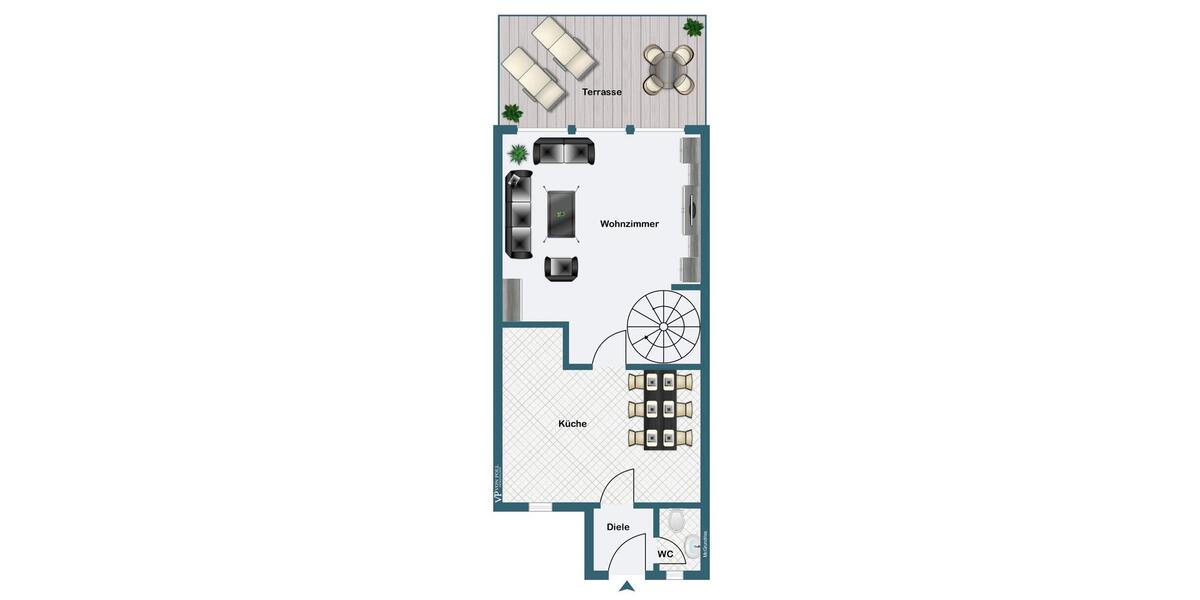 Reihenhaus Düsseldorf Stadtbezirk 6 - 5 Zimmer, 126 m&sup2;, 2.600&euro; | Angebot:25548327