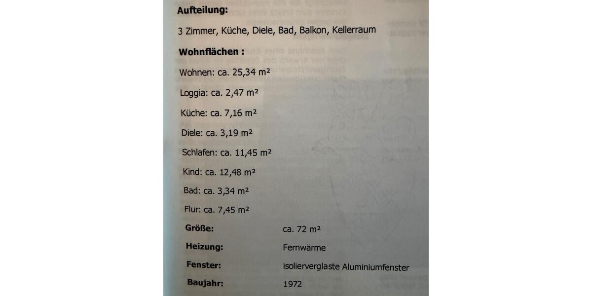 Etagenwohnung Köln Kalk - 3 Zimmer, 72 m&sup2;, 228.900&euro; | Angebot:26426901