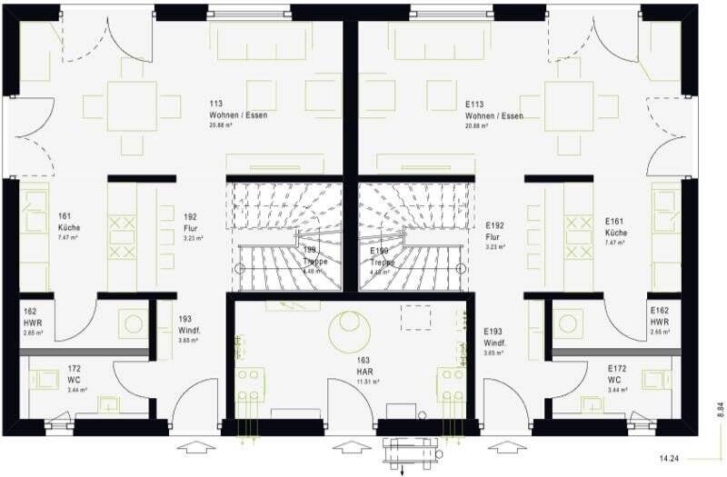 Einfamilienhaus Bergheim Auenheim - 1 Zimmer, 186 m&sup2;, 495.998&euro; | Angebot:26789778