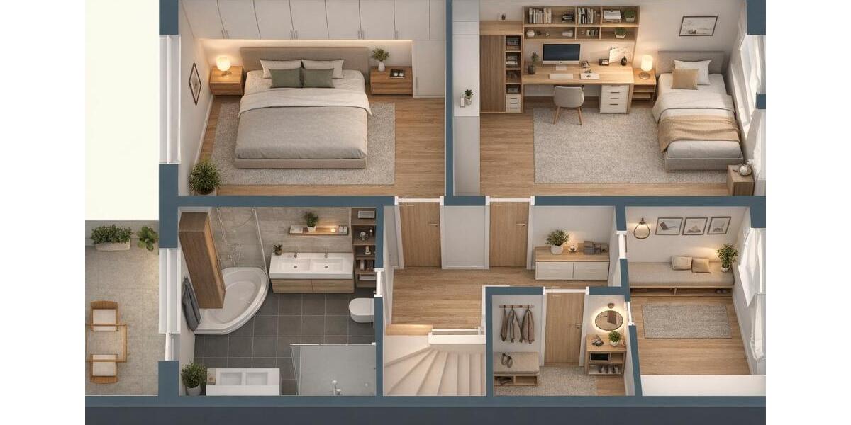 Reihenhaus Neuss Augustinusviertel - 6 Zimmer, 147 m&sup2;, 498.000&euro; | Angebot:26768556
