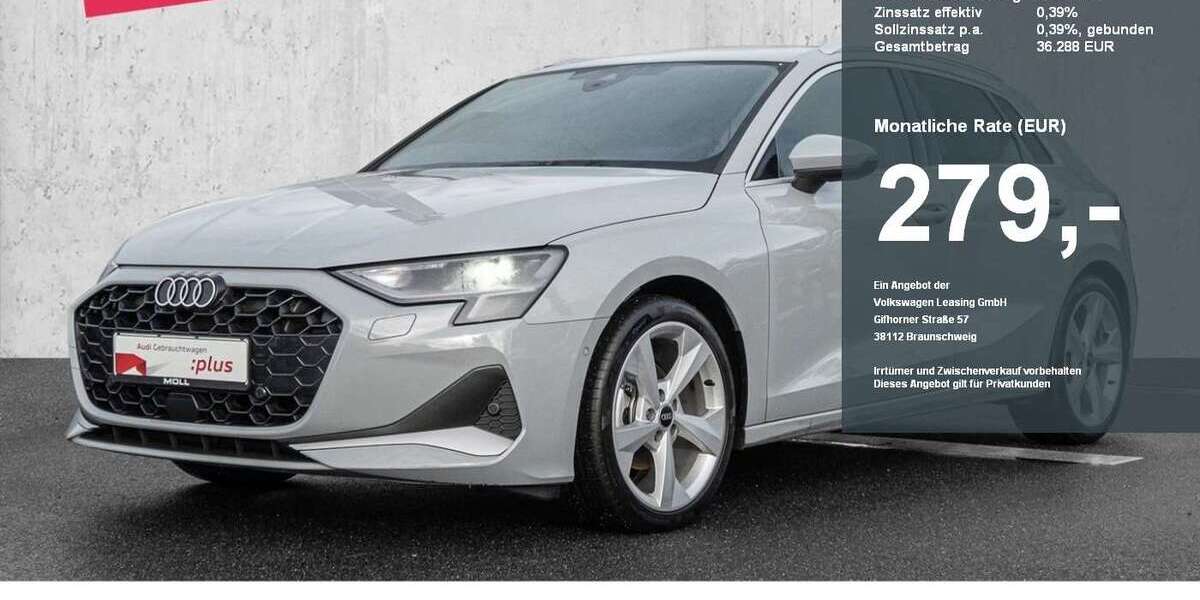Audi A3 5.580 km 35.940 &euro; Düsseldorf 40549