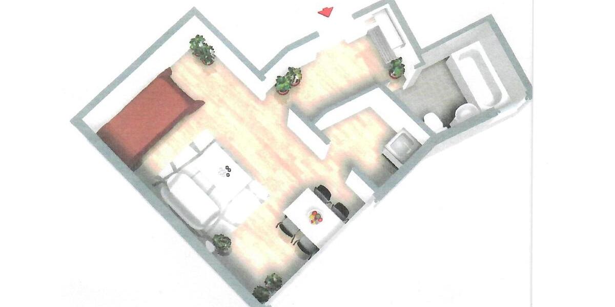 Etagenwohnung Köln Innenstadt - 1 Zimmer, 28 m&sup2;, 168.000&euro; | Angebot:25611403