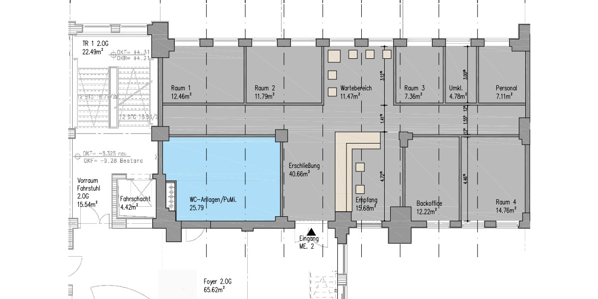 Büro- & Schulungsflächen auf der Bonner Straße zimmer