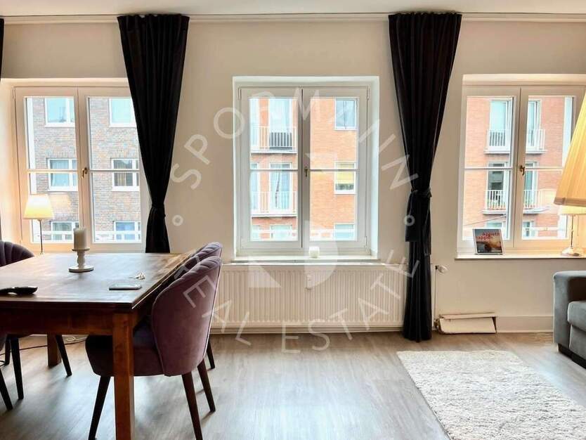 Pauschalmiete - Möbliertes 2-Zimmer-Apartment in Fußgängerzone - sämtliche Nebenkosten inklusive 2 zimmer