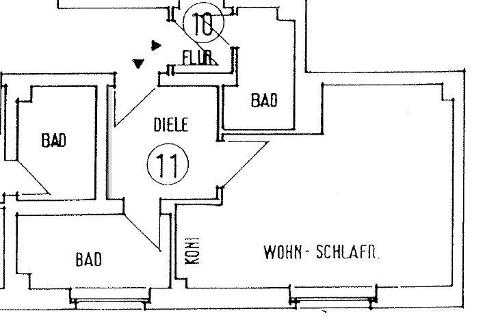 Etagenwohnung Düsseldorf Oberbilk - 1 Zimmer, 26 m&sup2;, 119.000&euro; | Angebot:27075725