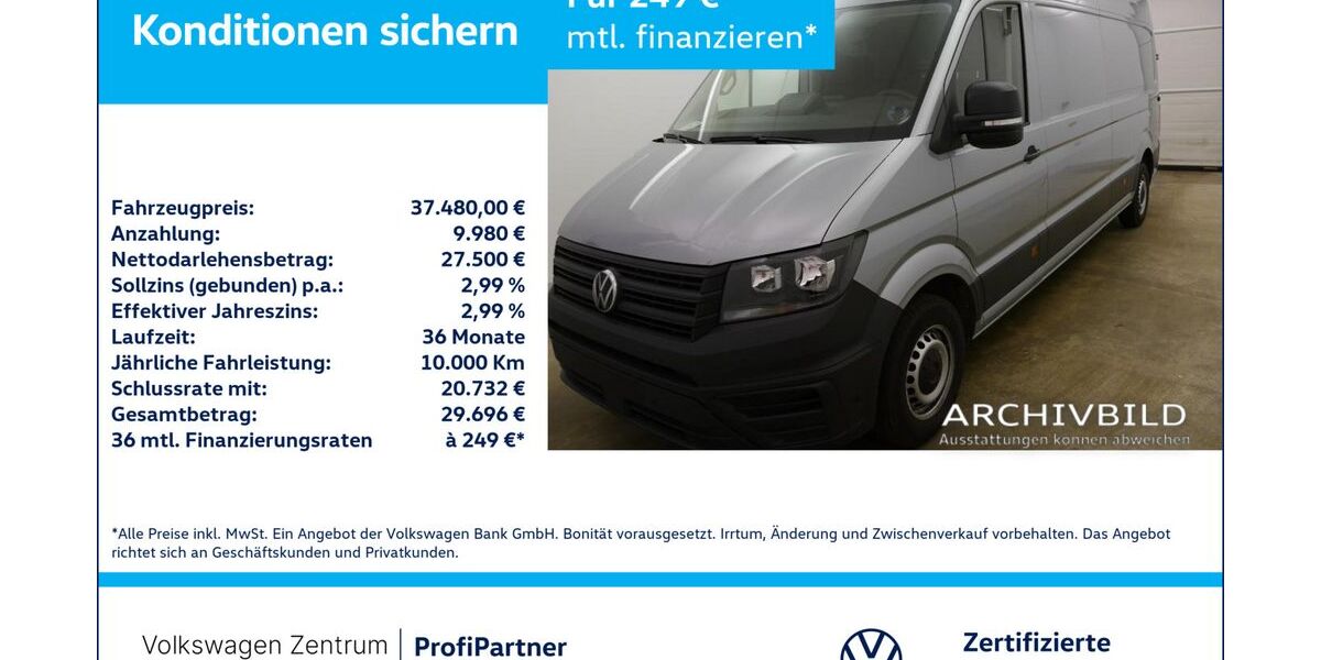 VW Crafter 27.196 km 35.480 &euro; Leverkusen 51379