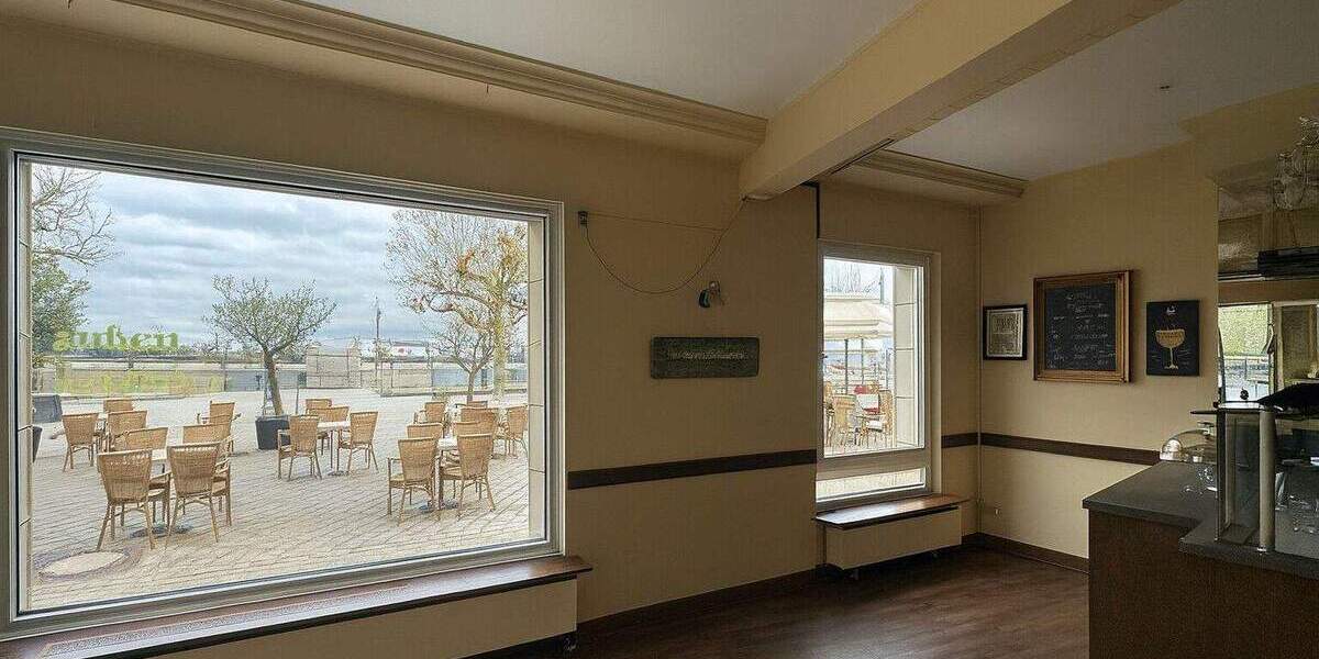 Ladenlokal mit großen Terrassen, Theke und Kühlhaus in attraktiver Rheinlage 3 zimmer