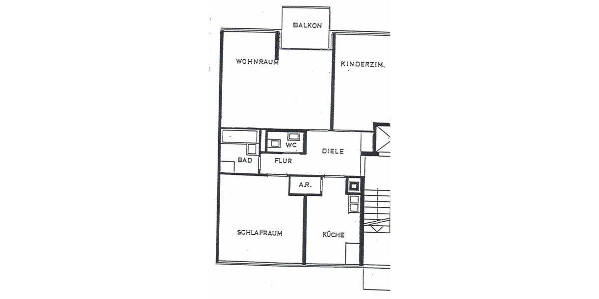 Etagenwohnung Dormagen Hackenbroich - 3 Zimmer, 69 m&sup2;, 860&euro; | Angebot:25653953