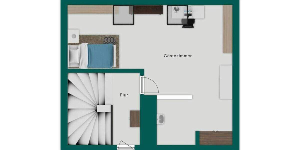 Reihenmittelhaus Leverkusen Rheindorf - 5 Zimmer, 121 m&sup2;, 398.000&euro; | Angebot:25155891