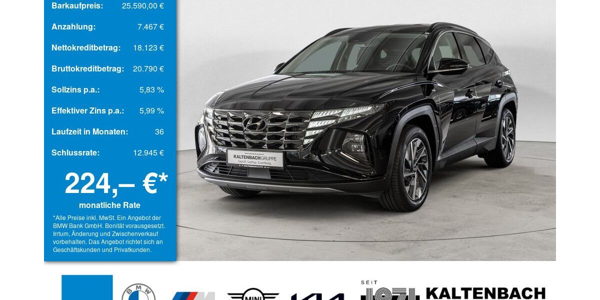 Hyundai TUCSON 45.369 km 25.590 &euro; Bergisch Gladbach 51469