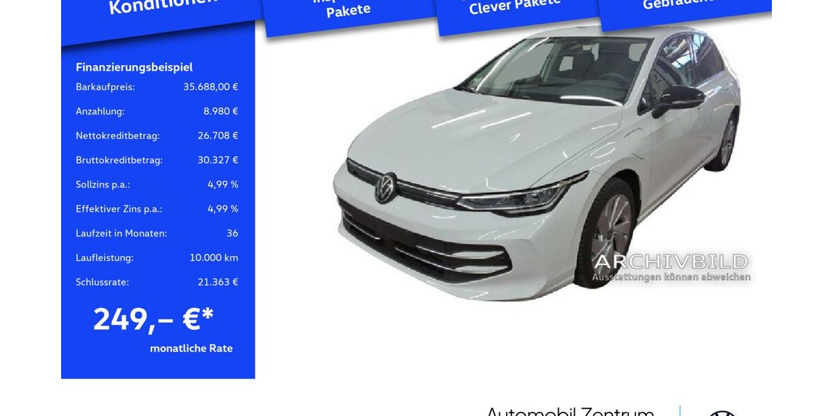 VW Golf 2.928 km 35.688 &euro; Leverkusen 51379