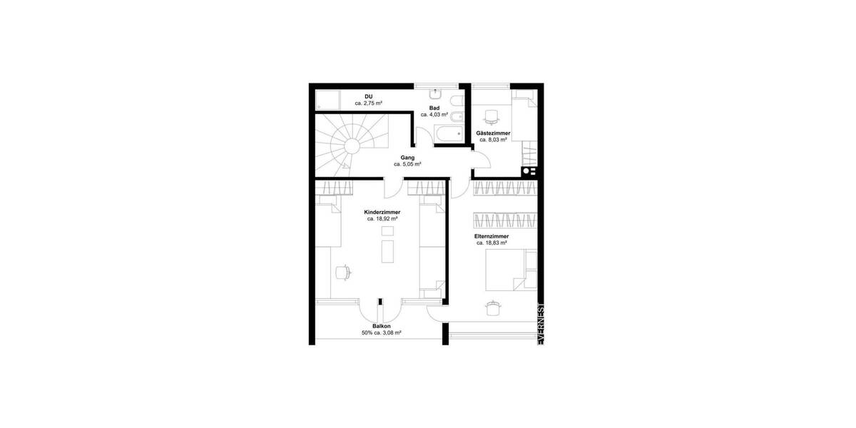 Reihenmittelhaus Bergisch Gladbach Moitzfeld - 5 Zimmer, 124 m&sup2;, 399.000&euro; | Angebot:25471814