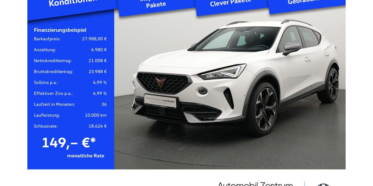 Cupra Formentor 19.979 km 27.980 &euro; Leverkusen 51379