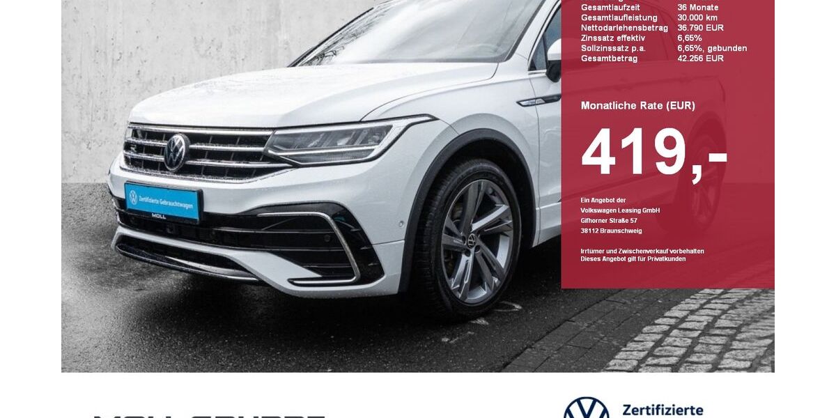 VW Tiguan 30.014 km 35.870 &euro; Düsseldorf 40474