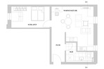 Etagenwohnung Düsseldorf Oberbilk - 2 Zimmer, 58 m&sup2;, 1.200&euro; | Angebot:26902846