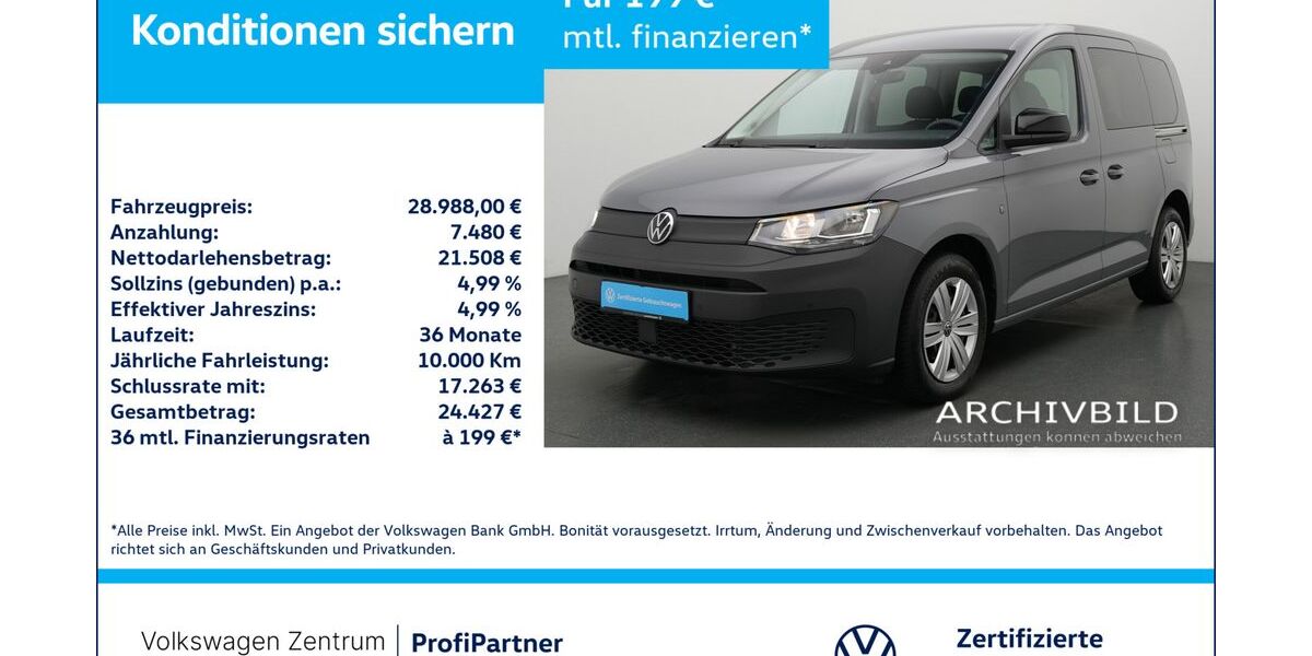 VW Caddy 2.648 km 26.680 &euro; Leverkusen 51379