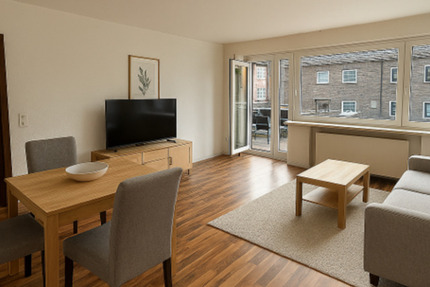 Vollmöblierte 2-Zimmer-Wohnung mit Balkon - Stadionviertel Neuss 2 zimmer