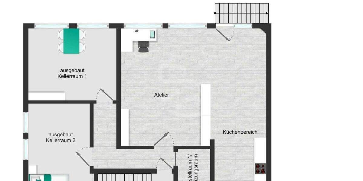 Bungalow Köln Flittard - 5 Zimmer, 104 m&sup2;, 439.000&euro; | Angebot:25155240