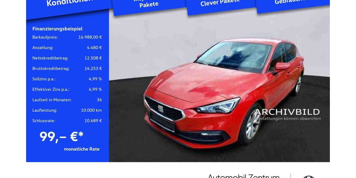 Seat Leon 52.000 km 16.988 &euro; Leverkusen 51379