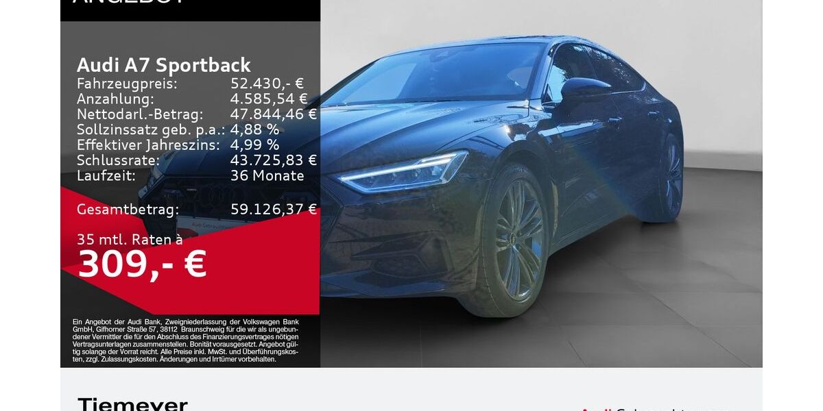 Audi A7 24.697 km 51.980 &euro; Remscheid 42897